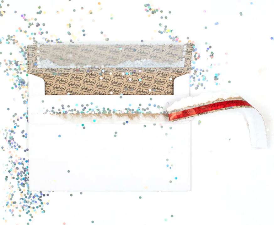 Glitter Trap Envelope