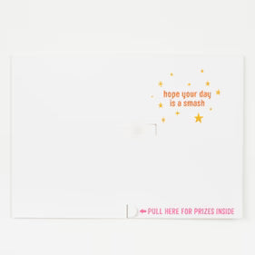 Geburtstagskarte Nonstop „Never Gonna Give You Up“ mit Glitzer