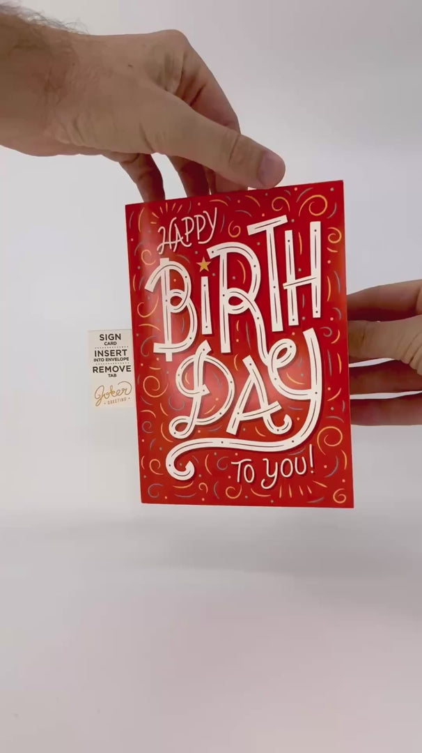 Endless Birthday With Glitter