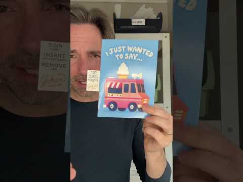 Endless Thank You Ice Cream Truck with Glitter